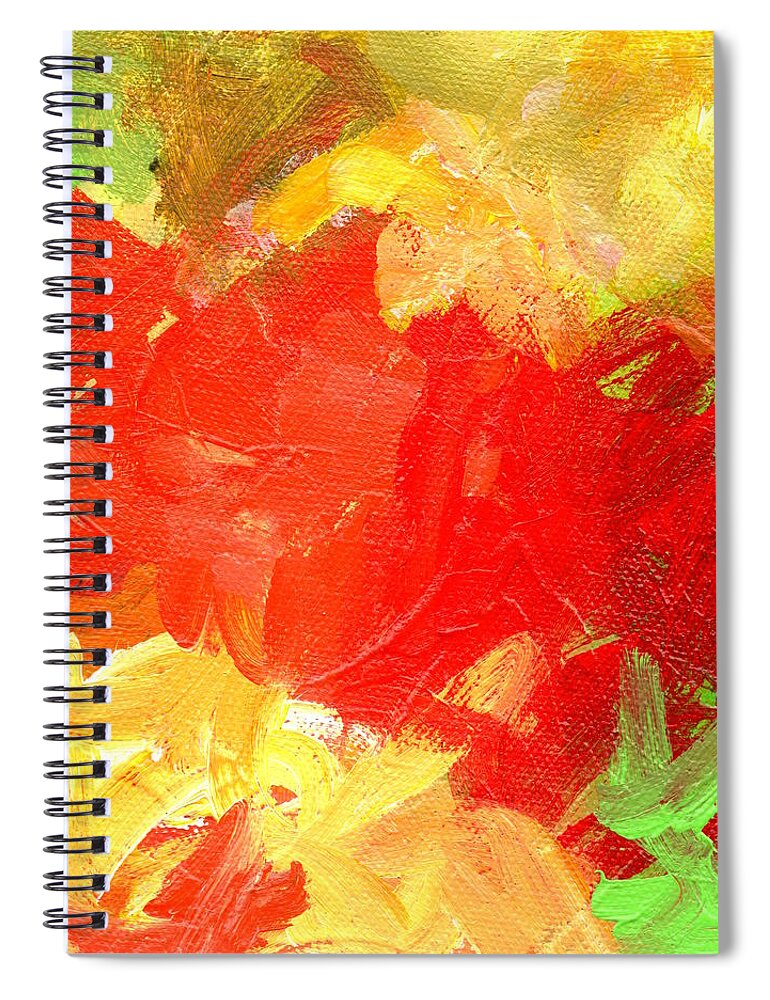 Acrylic Spiral Notebook featuring the painting Malibar 3 by Marcy Brennan