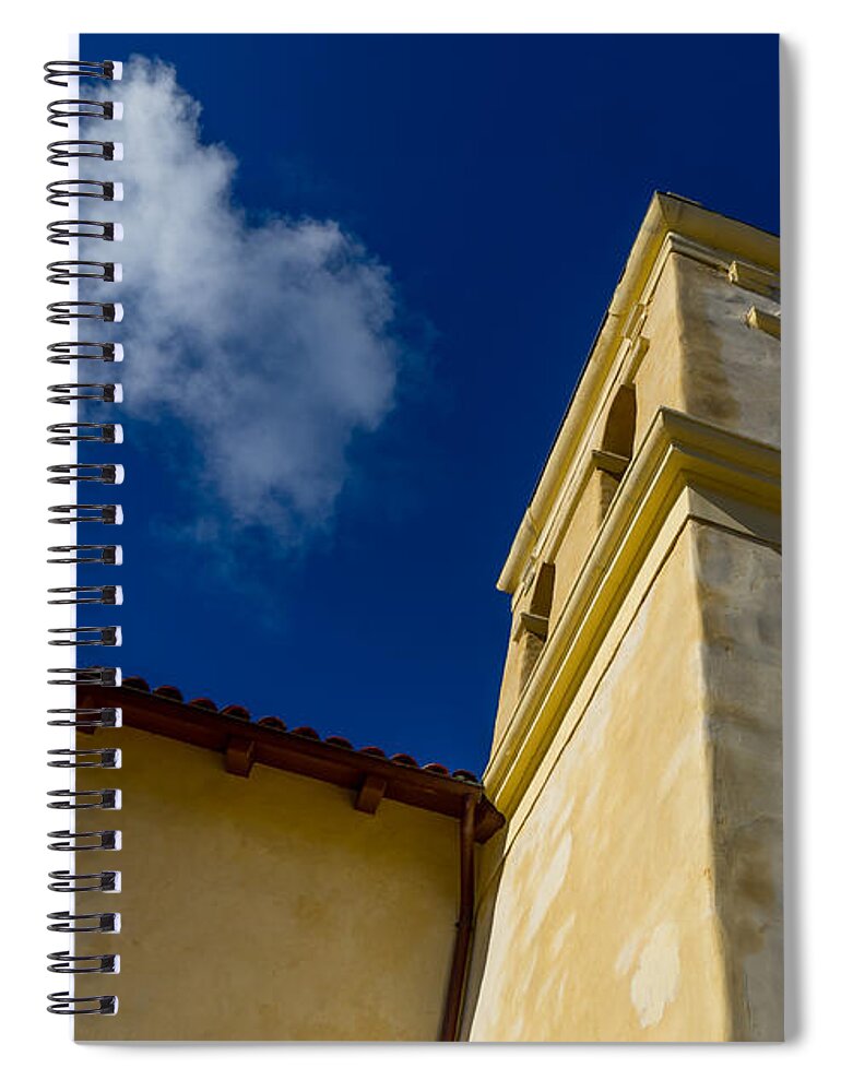 Church Spiral Notebook featuring the photograph Man and Nature by Derek Dean