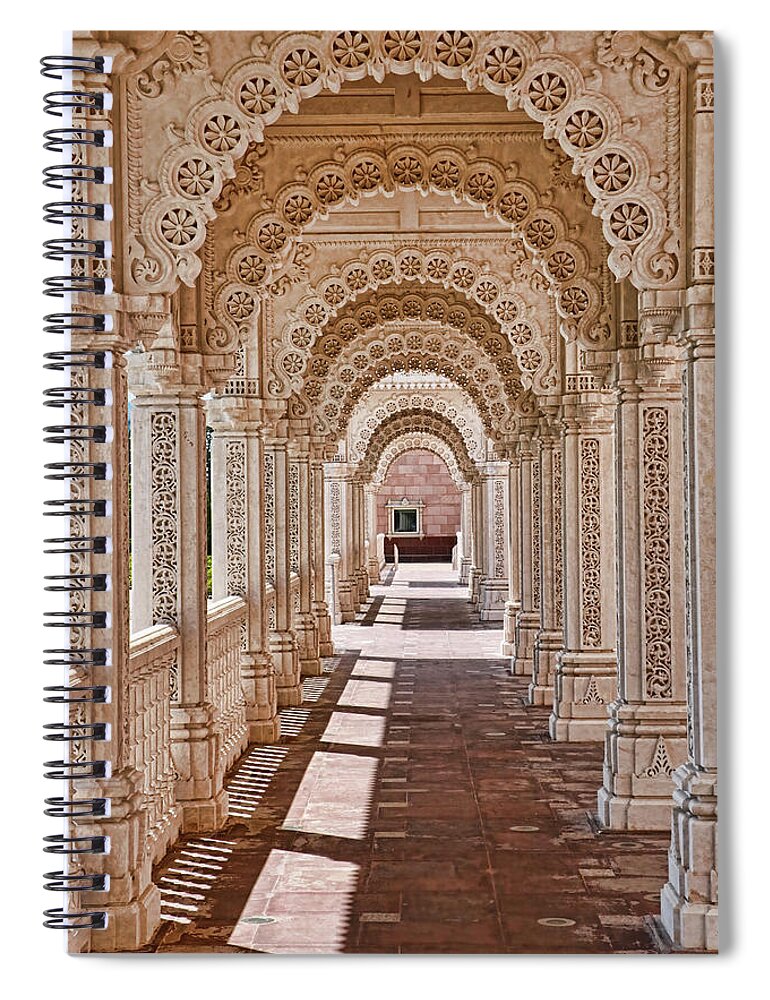 Religion Spiral Notebook featuring the photograph Mandir # 5 by Allen Beatty