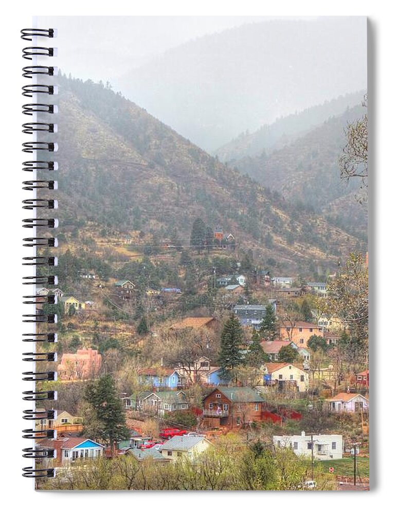 Landscape Spiral Notebook featuring the photograph Manitou to the South IV by Lanita Williams