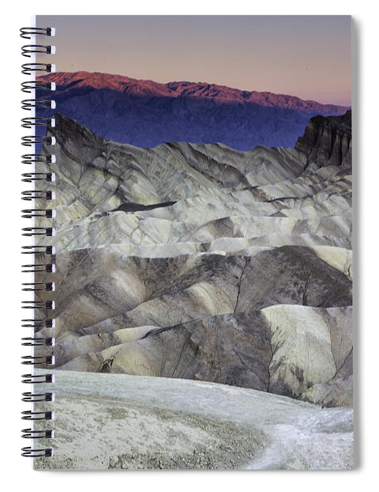 Desert Spiral Notebook featuring the photograph Manly Beacon Peak by Fran Gallogly