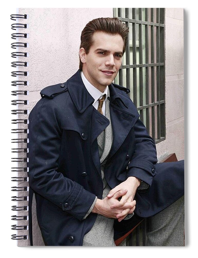 Marc Clotet Spiral Notebook featuring the photograph Marc Clotet by Jackie Russo