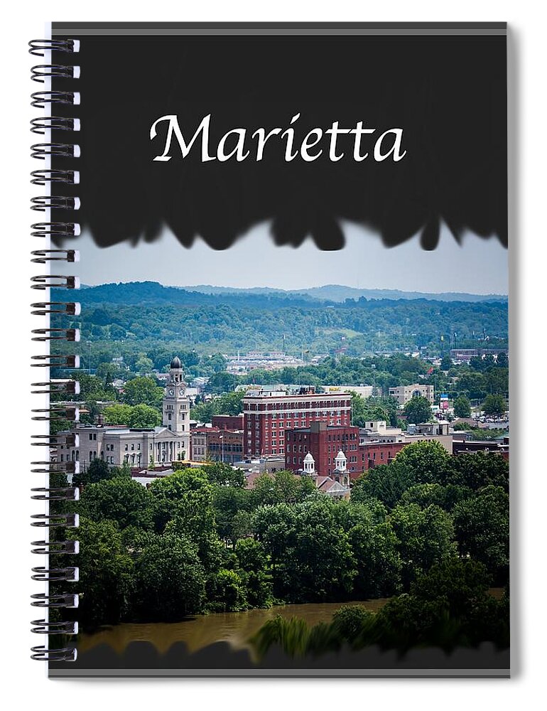 Marietta Spiral Notebook featuring the photograph Marietta  by Holden The Moment