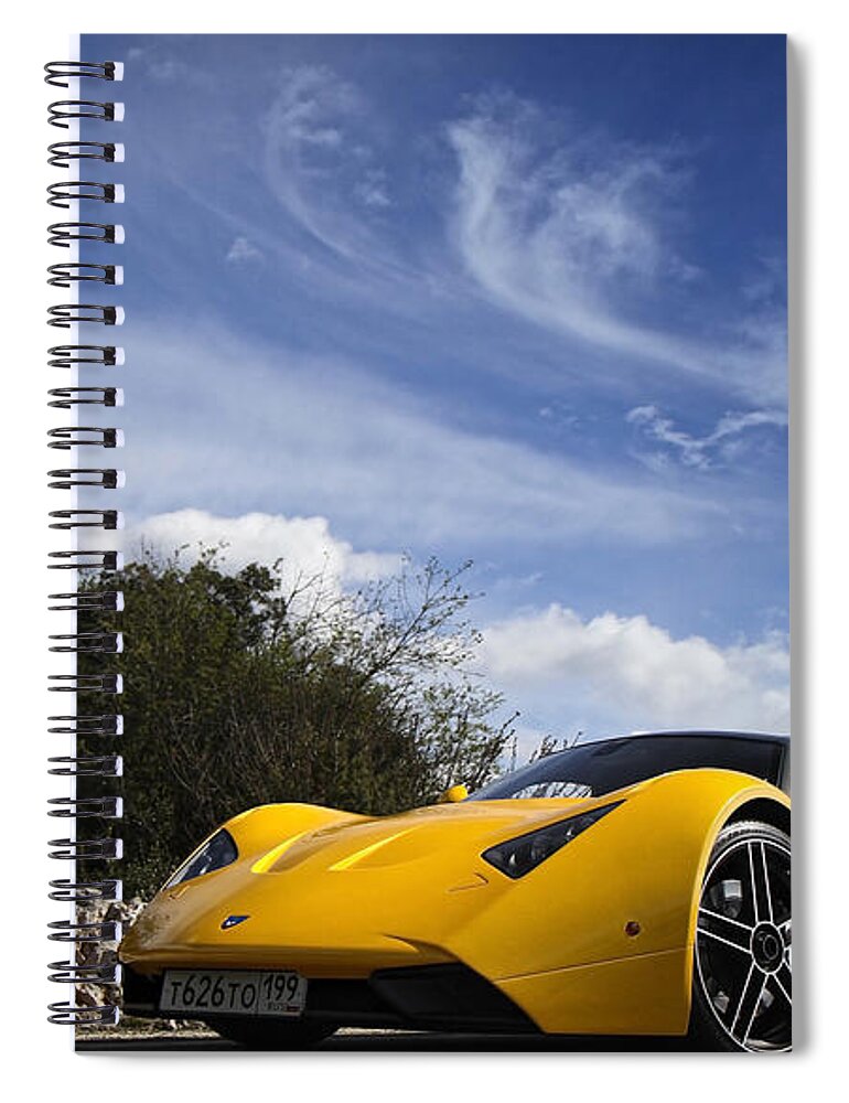 Marussia Spiral Notebook featuring the photograph Marussia by Jackie Russo