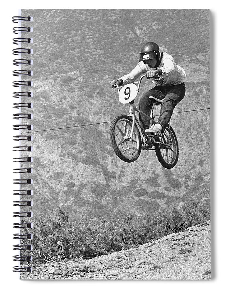 Marvin Church Spiral Notebook featuring the photograph Marvin Church 1974 by Windy Osborn