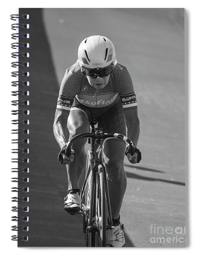 San Diego Spiral Notebook featuring the photograph Masters Sprint by Dusty Wynne
