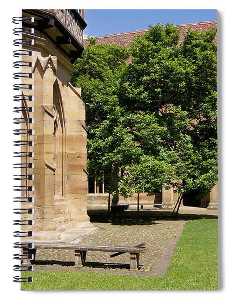 Prott Spiral Notebook featuring the photograph Maulbronn monastery 2 by Rudi Prott