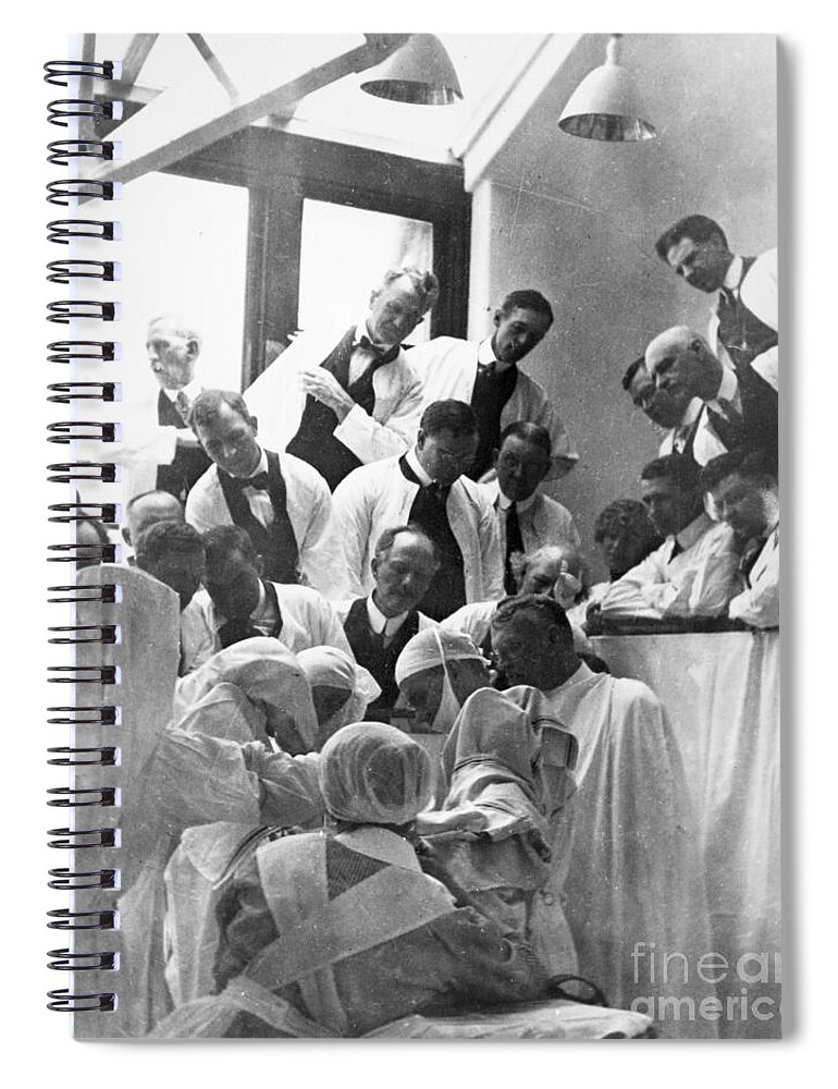 1913 Spiral Notebook featuring the photograph Mayo Clinic, 1913 by Granger