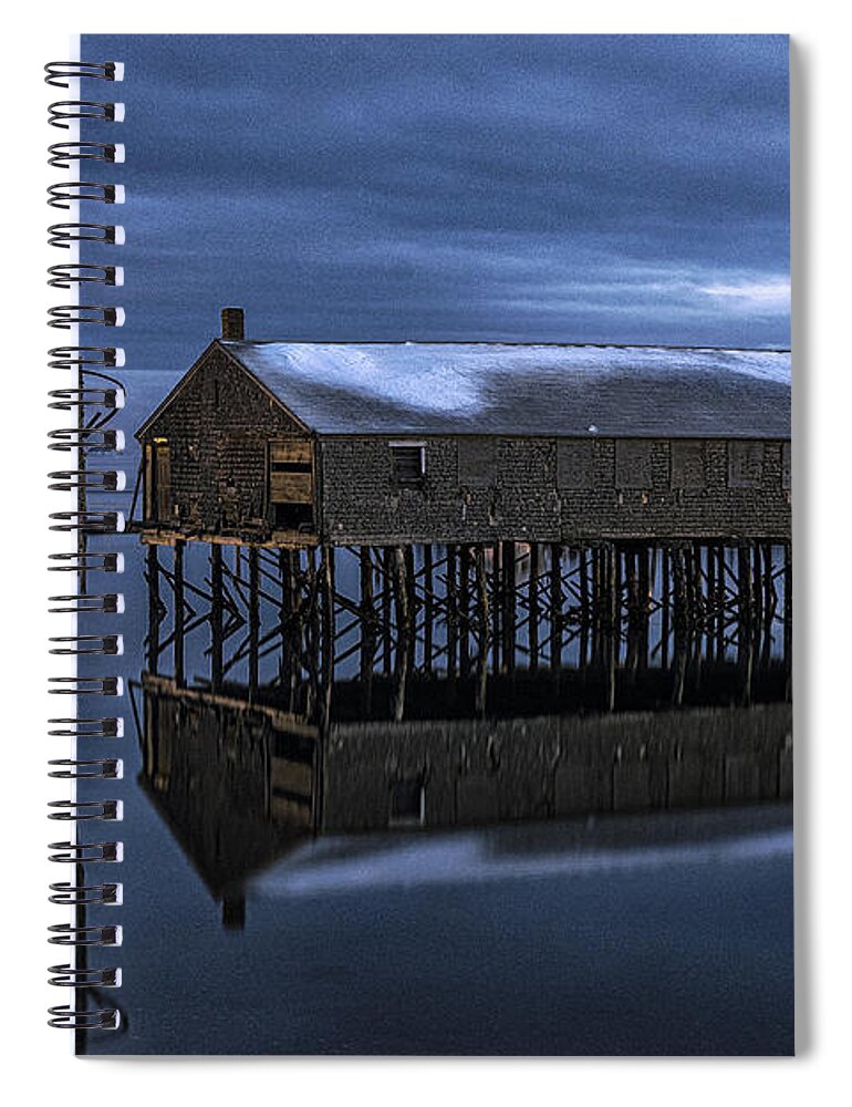 Mccurdys Pickling And Brining Shed Spiral Notebook featuring the photograph McCurdys Pickling and Brining Shed 2 by Marty Saccone