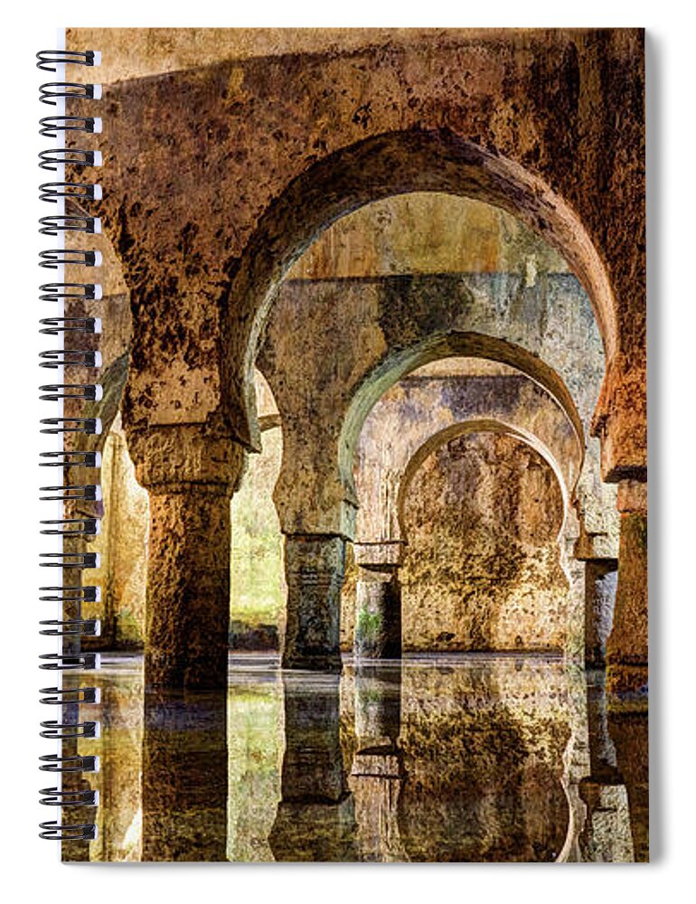 Cistern Spiral Notebook featuring the photograph Medieval Cistern in Caceres 01 by Weston Westmoreland