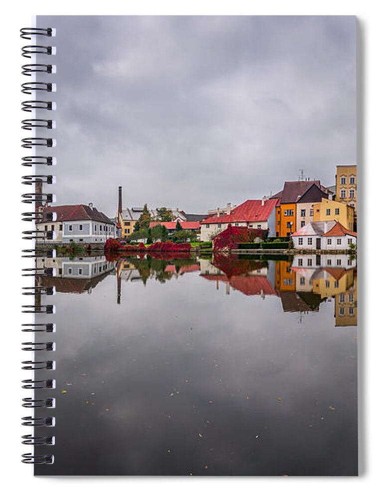 Autumn Spiral Notebook featuring the photograph Medieval Symphony by Dmytro Korol