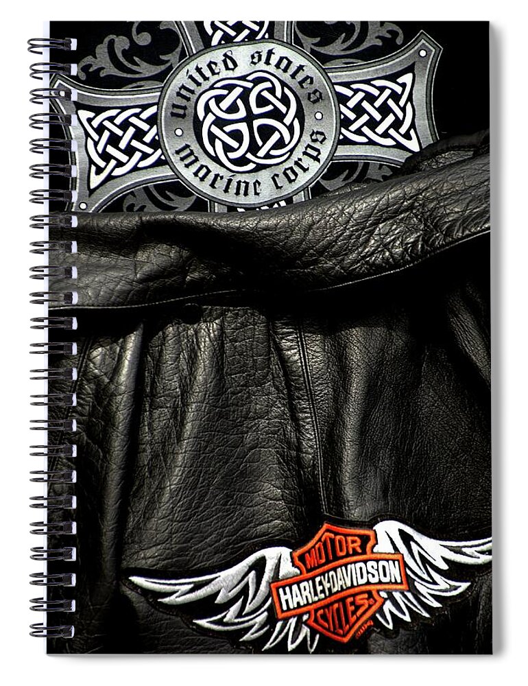 Newel Hunter Spiral Notebook featuring the photograph Ironclad by Newel Hunter
