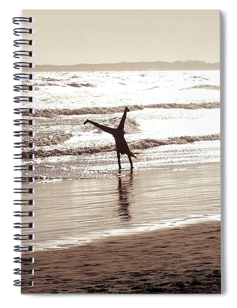 Beach Spiral Notebook featuring the photograph Memories are made of this by Linda Lees
