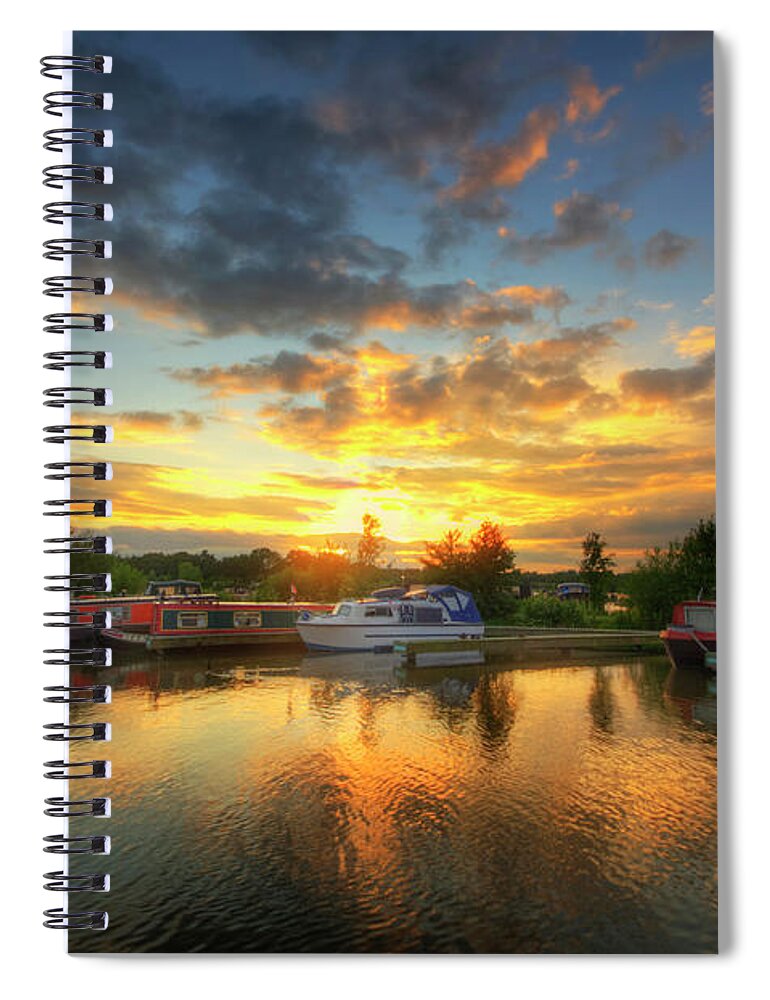 Yhun Suarez Spiral Notebook featuring the photograph Mercia Marina 11.0 by Yhun Suarez