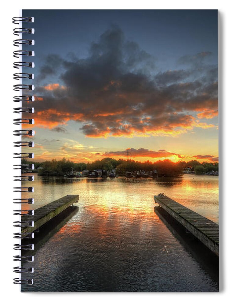 Yhun Suarez Spiral Notebook featuring the photograph Mercia Marina 19.0 by Yhun Suarez