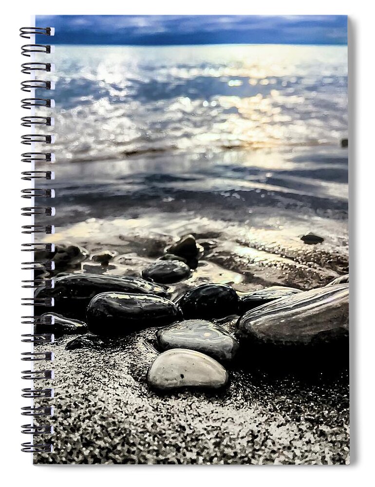  Spiral Notebook featuring the photograph Mercury Morning by Terri Hart-Ellis