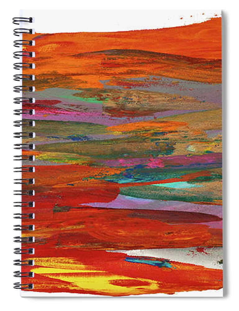 Mesa Spiral Notebook featuring the painting Mesa Grande by Bjorn Sjogren