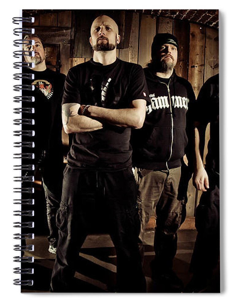Meshuggah Spiral Notebook featuring the digital art Meshuggah by Maye Loeser