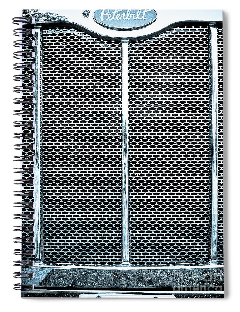 Abstract Spiral Notebook featuring the photograph Metal Texture No.20 by Fei A