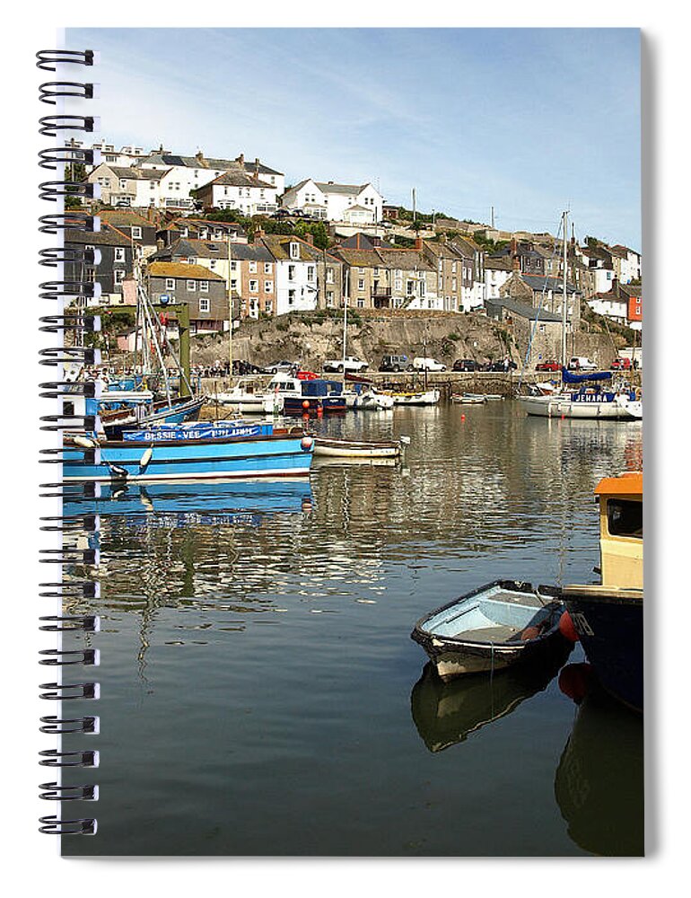 Places Spiral Notebook featuring the photograph Mevagissy by Richard Denyer