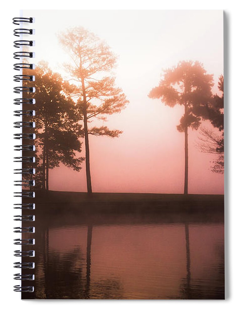  Spiral Notebook featuring the photograph Mid-Morning Hues by Parker Cunningham