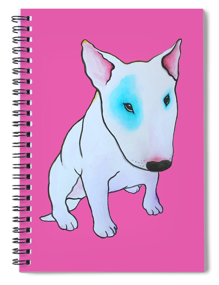 Noewi Spiral Notebook featuring the painting Mischievous by Jindra Noewi