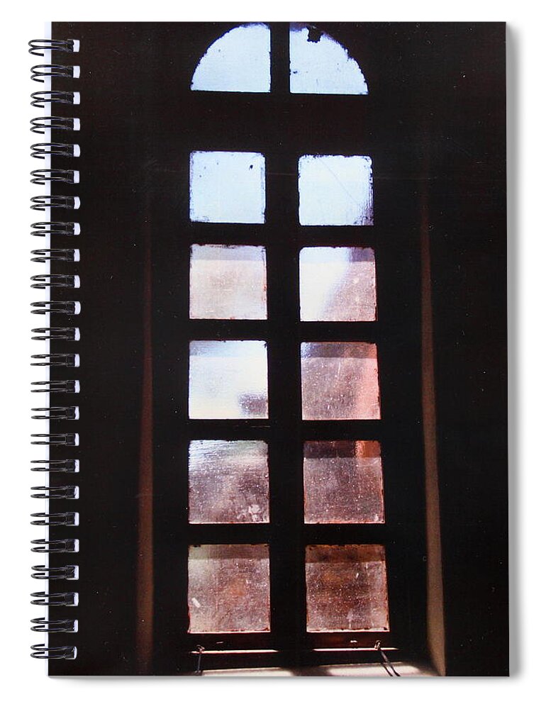 San Antonio Spiral Notebook featuring the photograph Mission Window by M Diane Bonaparte