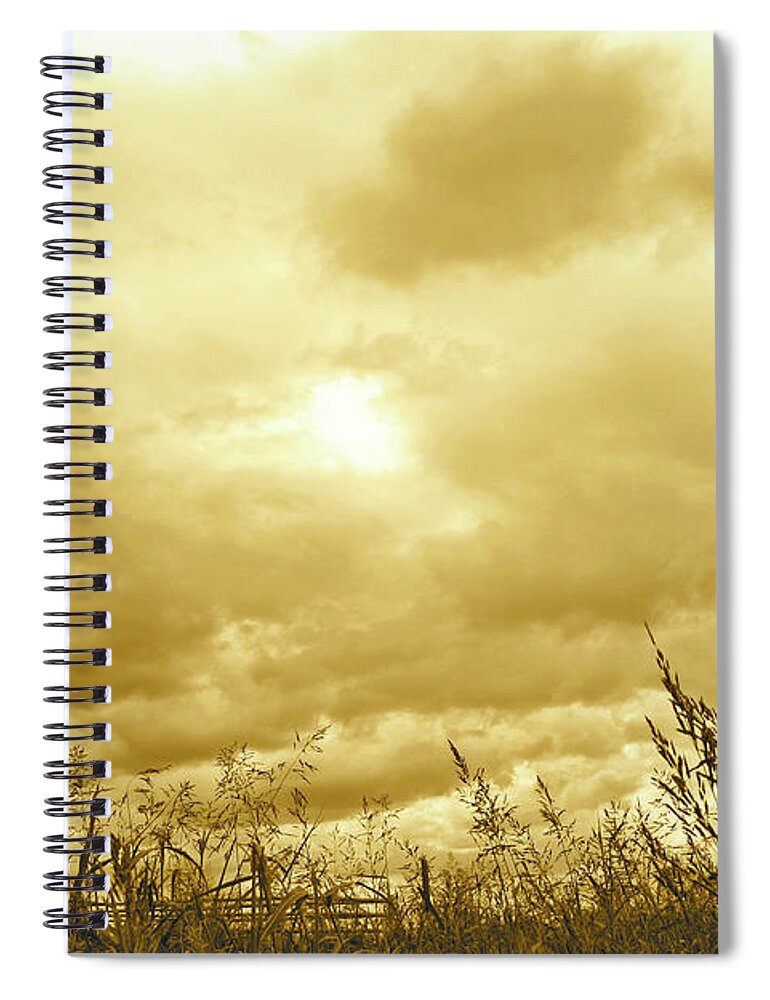 Mississippi Spiral Notebook featuring the photograph Mississippi Windmill by Becqi Sherman