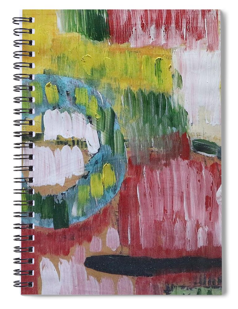 Art Spiral Notebook featuring the painting Mixed Media by Sam Shaker