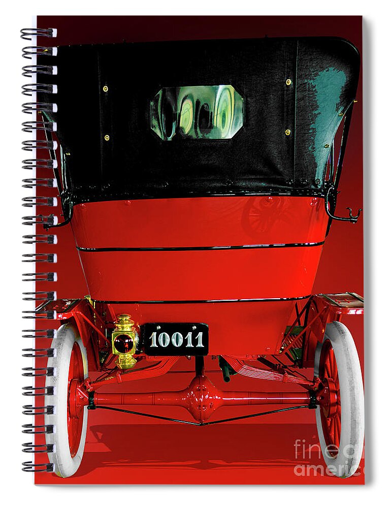 Auto Spiral Notebook featuring the digital art Model-t 10011 by Anthony Ellis