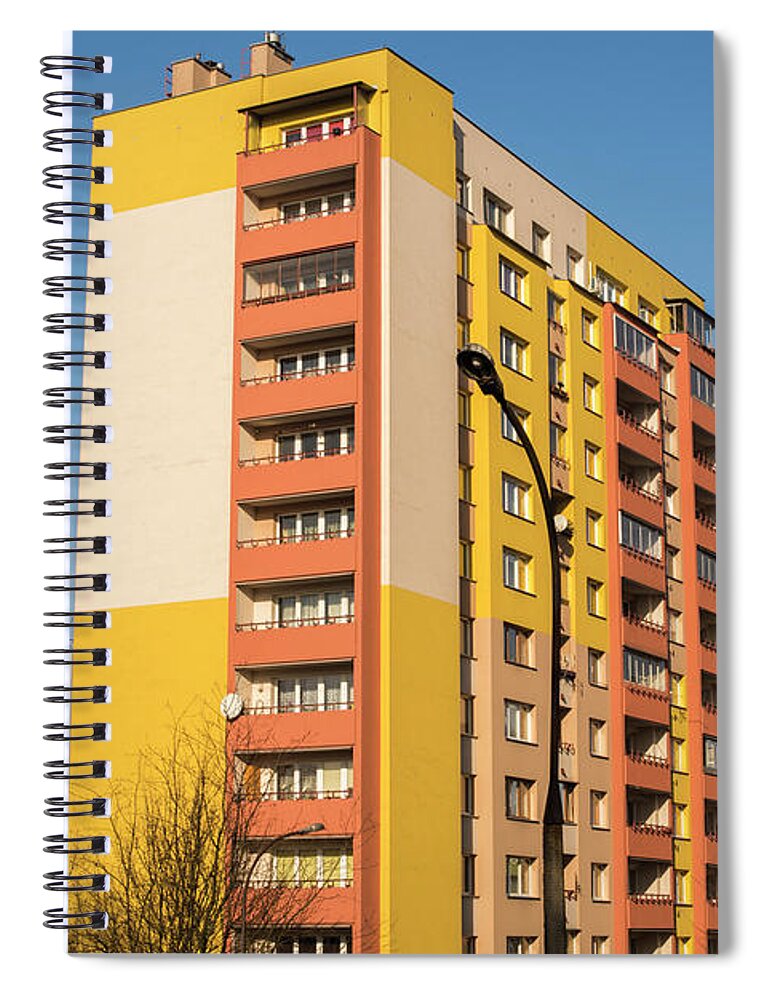 Apartment Spiral Notebook featuring the photograph Modern Apartment Buildings by Juli Scalzi