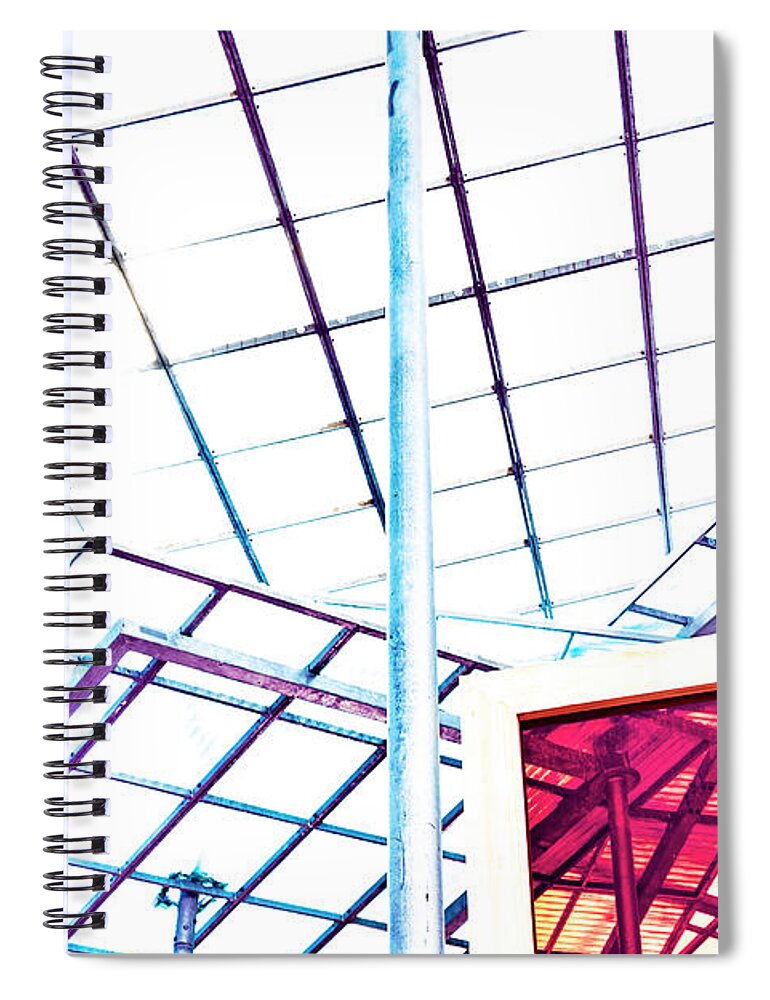 Roof Spiral Notebook featuring the photograph Modern Roof by Mats Silvan