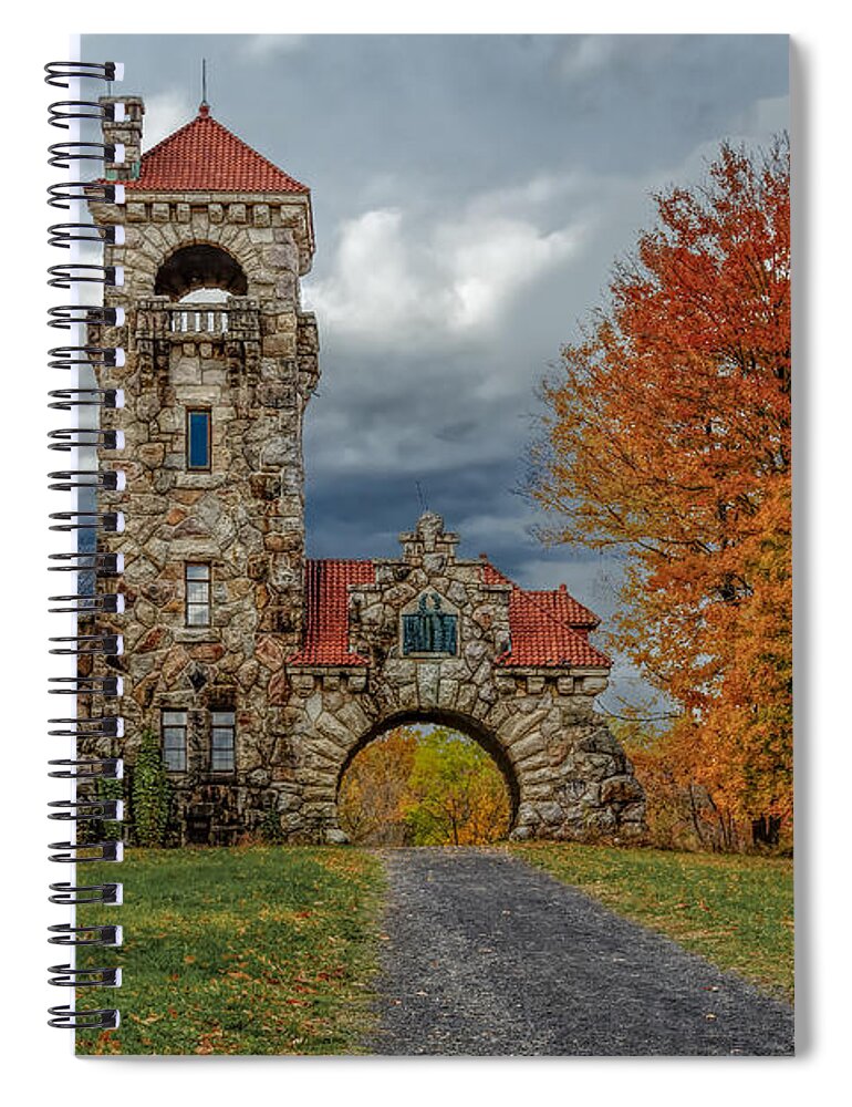 Mohonk Spiral Notebook featuring the photograph Mohonk Preserve Gatehouse by Susan Candelario