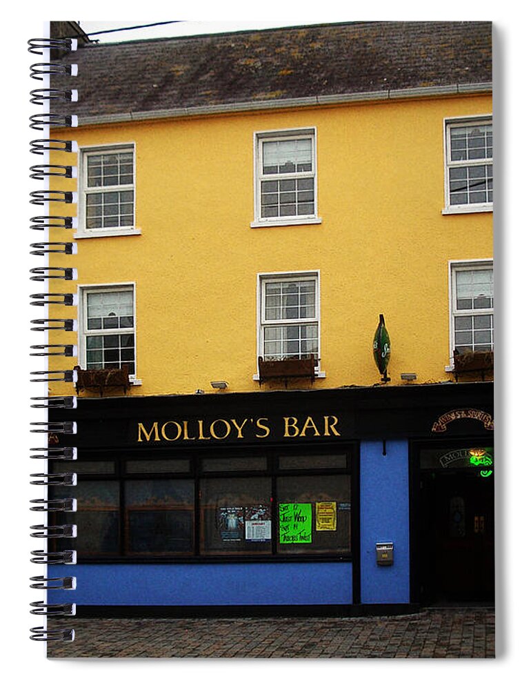 Pub Spiral Notebook featuring the photograph Molloy by Tim Nyberg