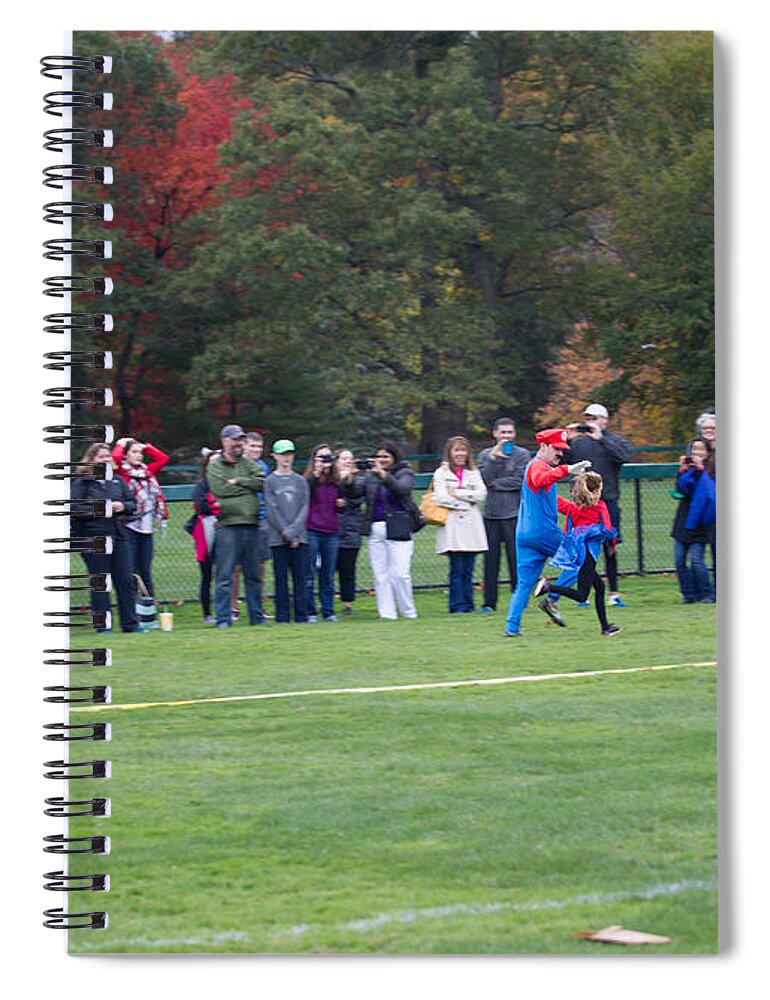  Spiral Notebook featuring the photograph Monster Dash 25 by Brian MacLean