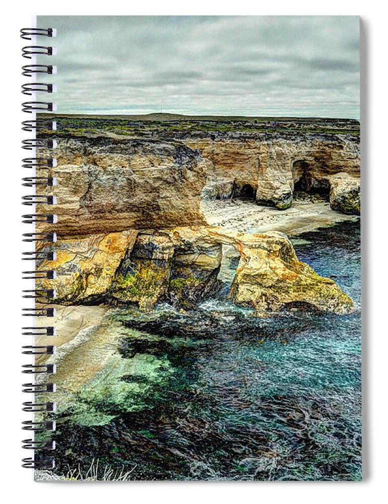 Photograph Spiral Notebook featuring the photograph Montana Del Oro by Richard Gehlbach