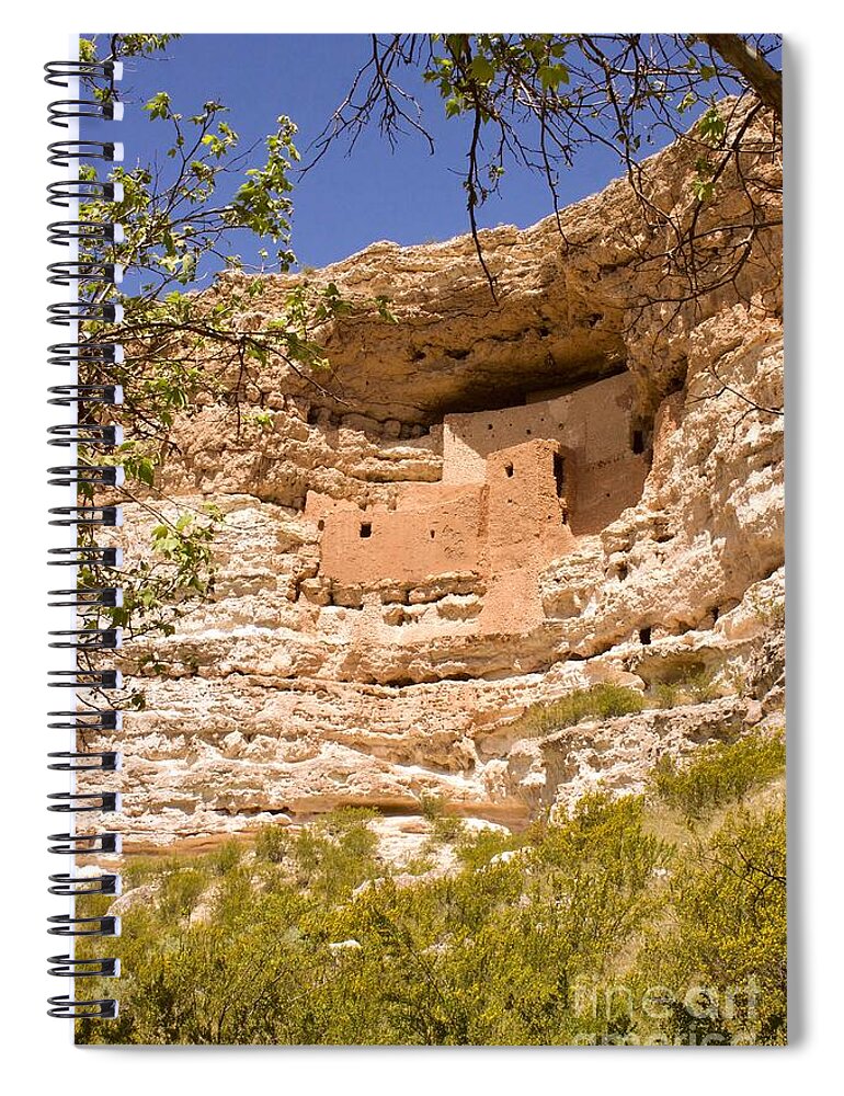 Photography Spiral Notebook featuring the photograph Montezuma Castle by Sean Griffin