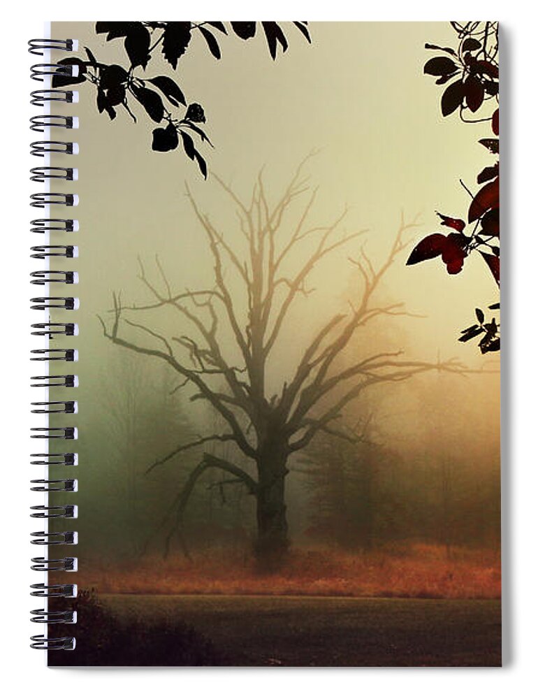Eerie Spiral Notebook featuring the photograph Monument by Rob Blair