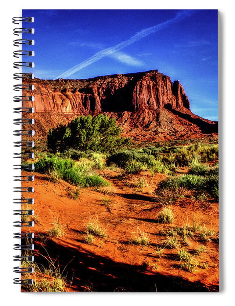 Utah Spiral Notebook featuring the photograph Monument Valley Views No. 9 by Roger Passman