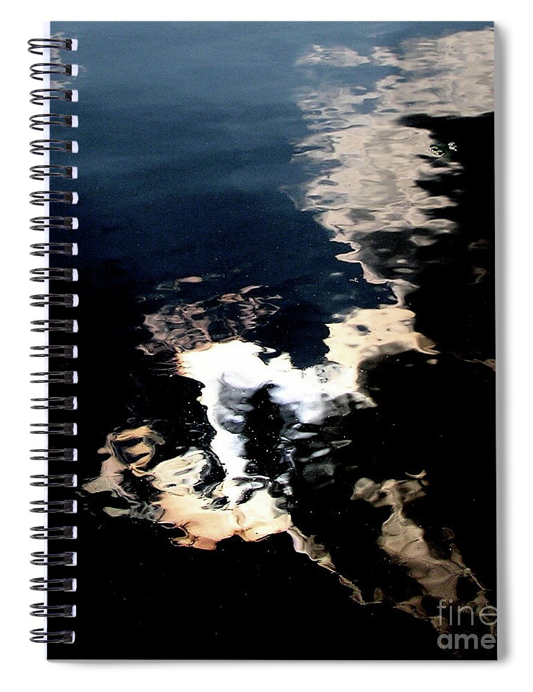 Water Reflections Spiral Notebook featuring the photograph Moraine02 by Mary Kobet