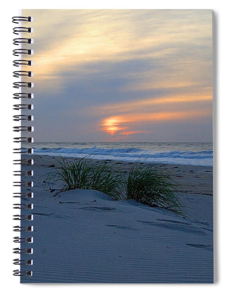 Sunrise Spiral Notebook featuring the photograph Morning Beach by Newwwman