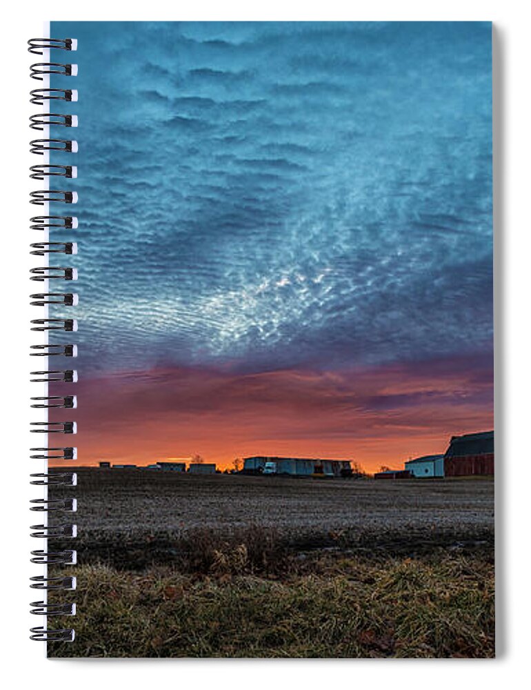 Outdoor Spiral Notebook featuring the photograph Morning Color by Joann Long