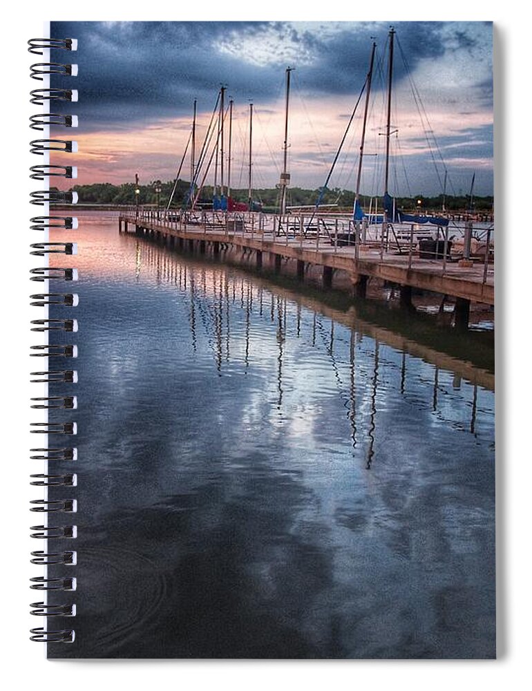 Sunrise Spiral Notebook featuring the photograph Morning Drama by Buck Buchanan