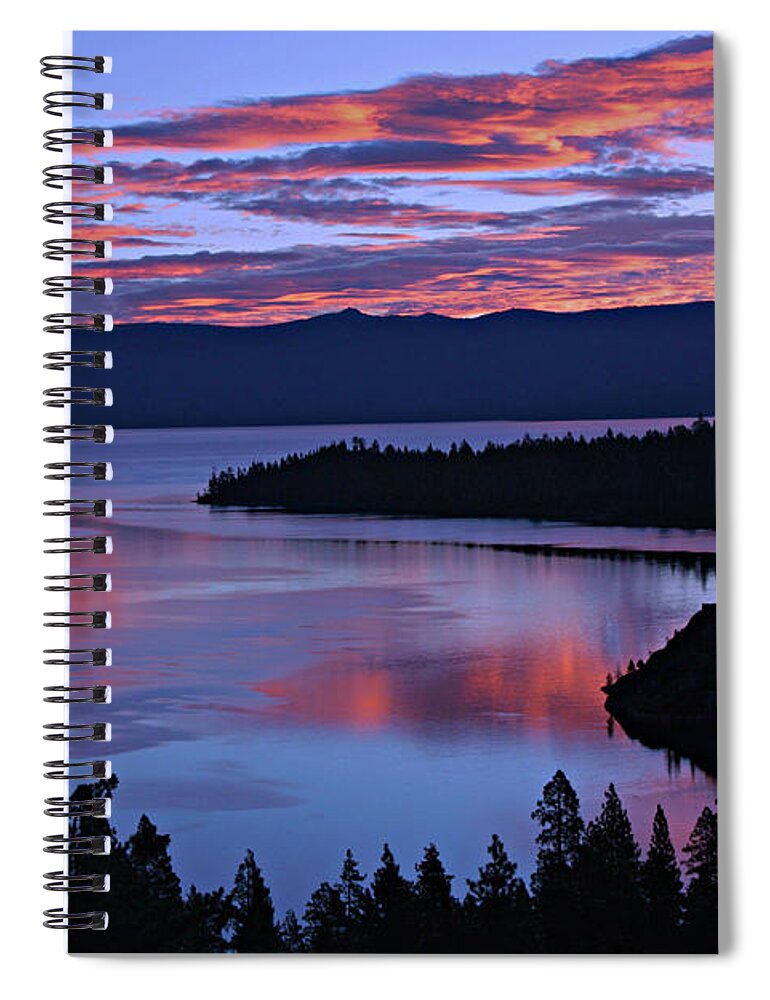Lake Tahoe Spiral Notebook featuring the photograph Morning Glory by Sean Sarsfield