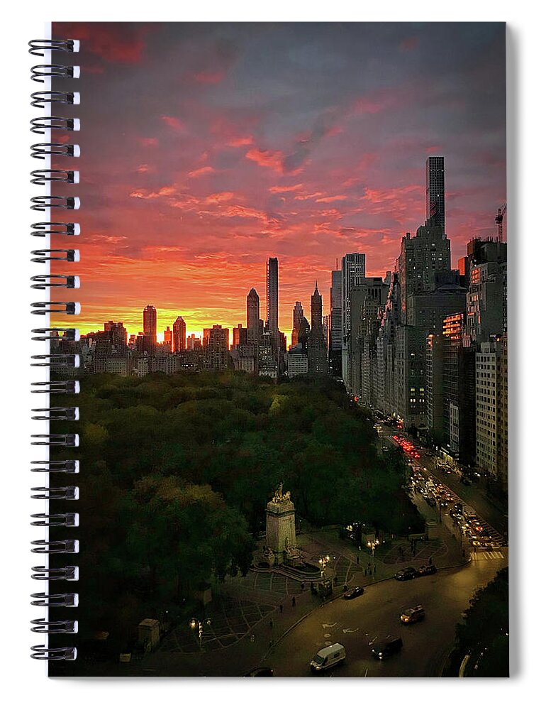Central Park Spiral Notebook featuring the photograph Morning in the City by Frank Mari