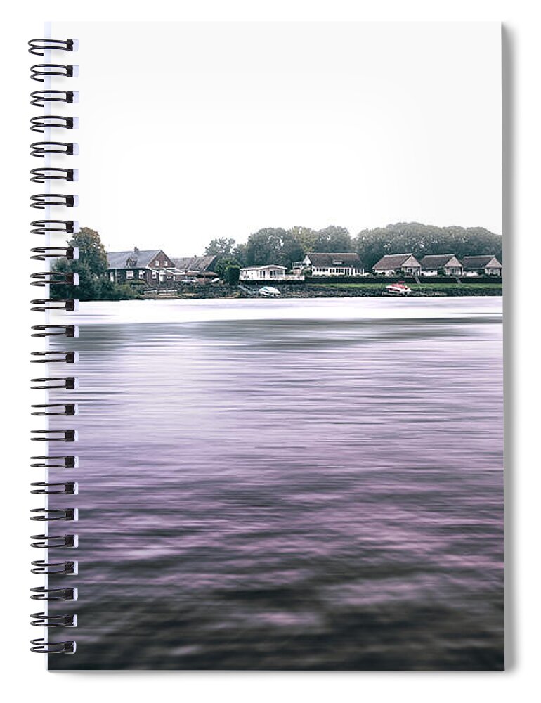 City Spiral Notebook featuring the photograph Morning in Wanssum by Jaroslav Buna