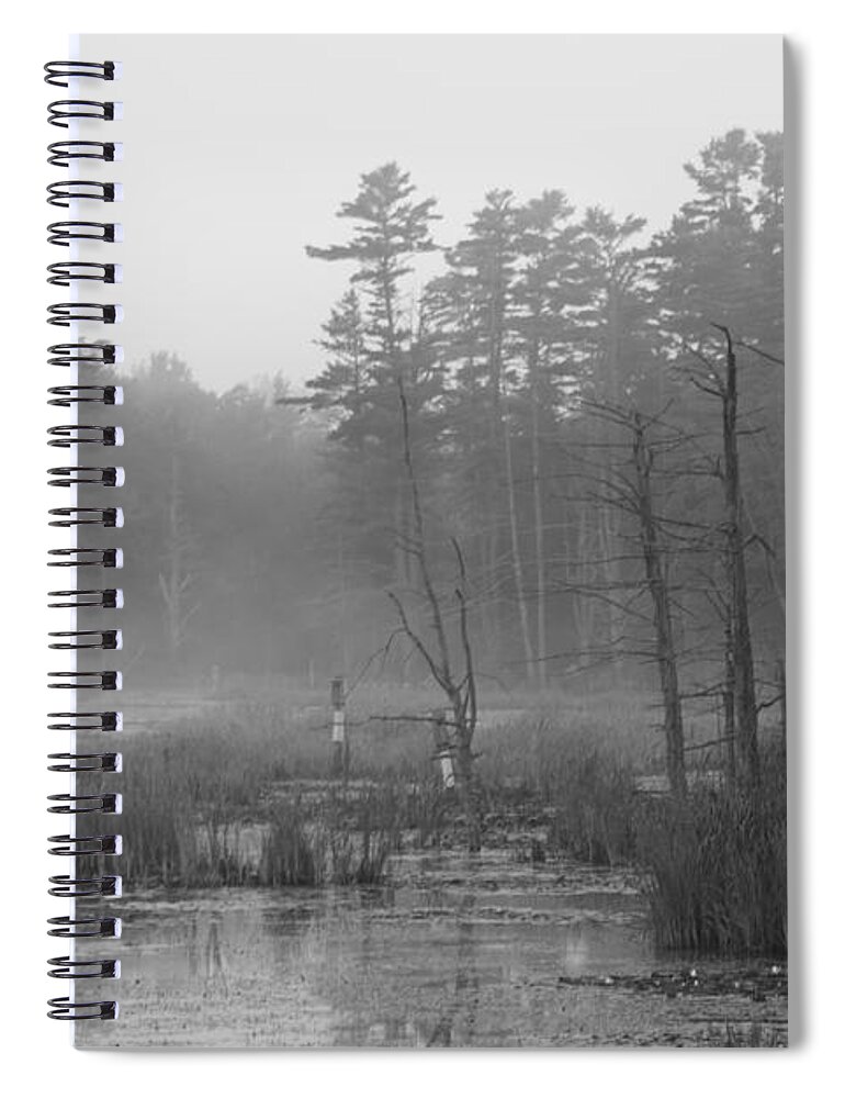 Landscape Spiral Notebook featuring the photograph Morning Marsh by Doug Mills