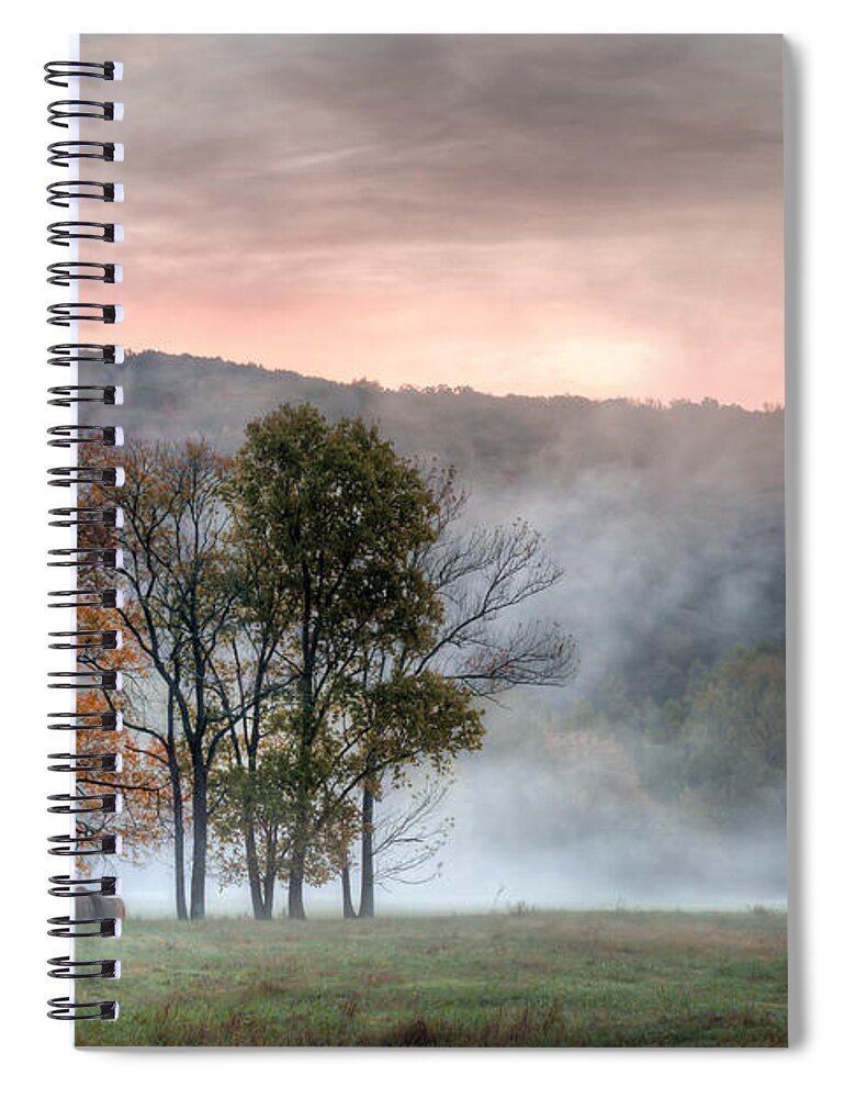 Arkansas Spiral Notebook featuring the photograph Morning Serenity by James Barber