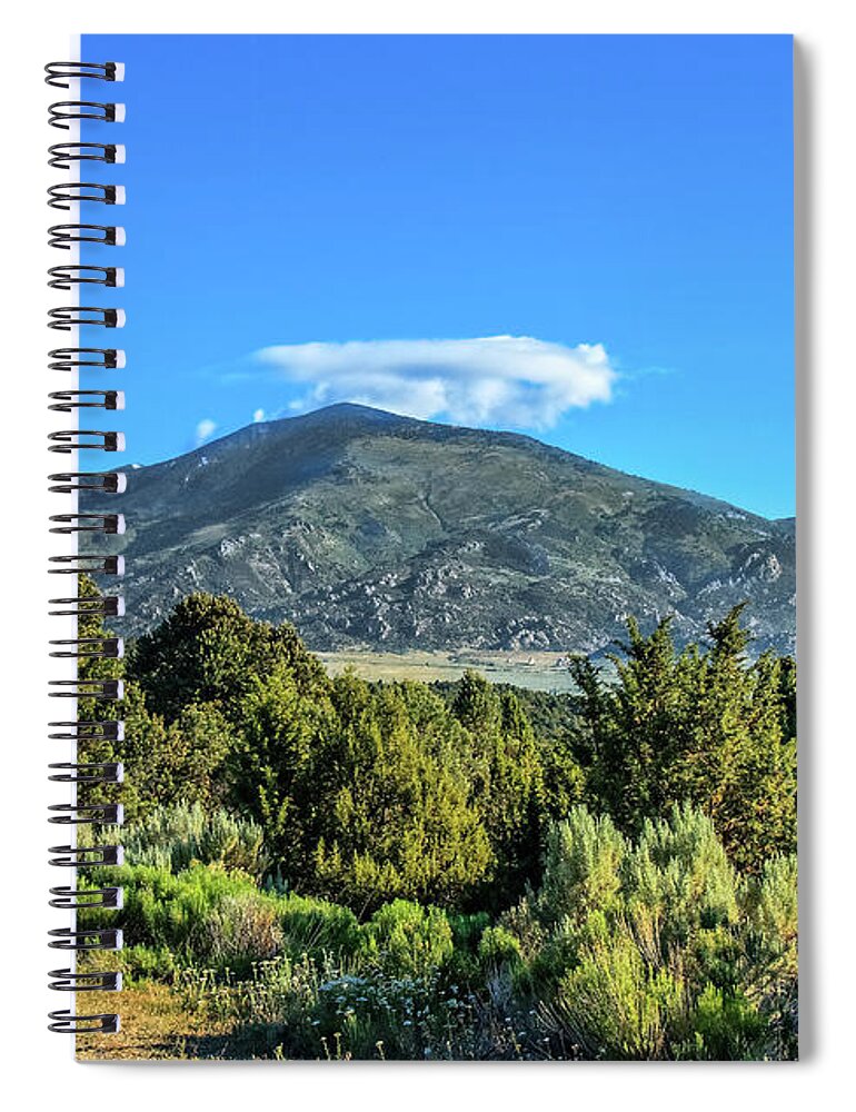 Idaho Spiral Notebook featuring the photograph Morning View Of Albion Mountains by Robert Bales