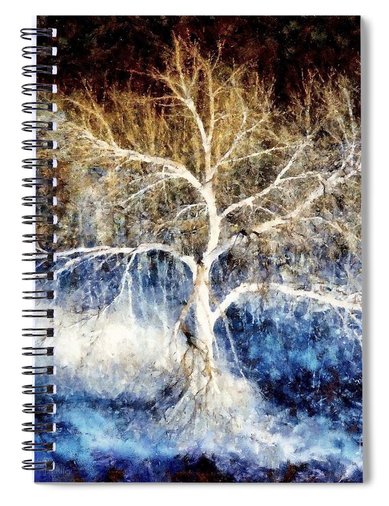 Tree Spiral Notebook featuring the photograph Mother Natures Dance by Janine Riley